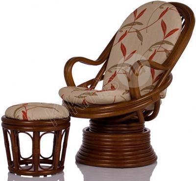 Кресло-качалка Camel с подушкой и банкеткой (007.013)