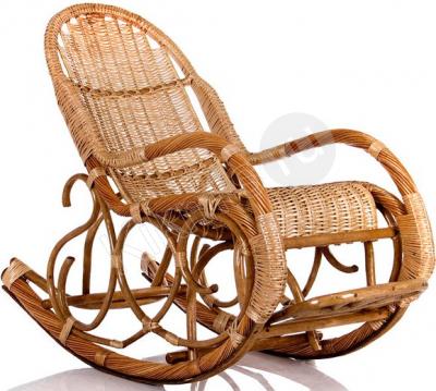 Плетеное кресло качалка макраме подвесное