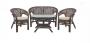 Комплект обеденный из ротанга (стол 22/02 и 4 кресла 03/10B) браун,плетеная мебель,плетеная мебель из ротанга,плетеная мебель купить,плетеная мебель распродажа, плетеная мебель из ротанга распродажа,плетеная мебель для дачи,плетеная мебель из искусственного, плетеная мебель из искусственного ротанга,магазин плетеной мебели,плетеная мебель интернет, плетеная мебель недорого,плетеная мебель интернет магазин,плетеная мебель из лозы,